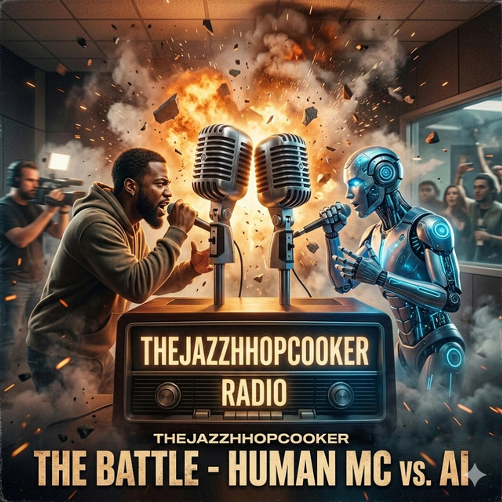 TheJazzHhopCooker's Jazz Boom Bap Single The Battle Sets a Human Emcee Against AI