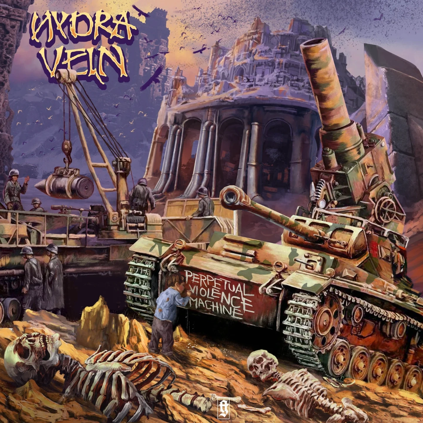 Hydra Vein Cuts Perpetual Violence Machine to Five Tracks and Twenty Three Minutes